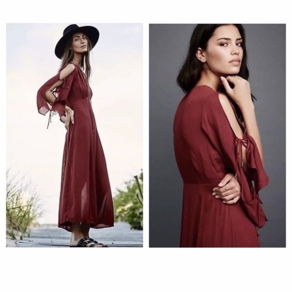 Endless Summer Boho Dress Rust - Picture 2 of 3